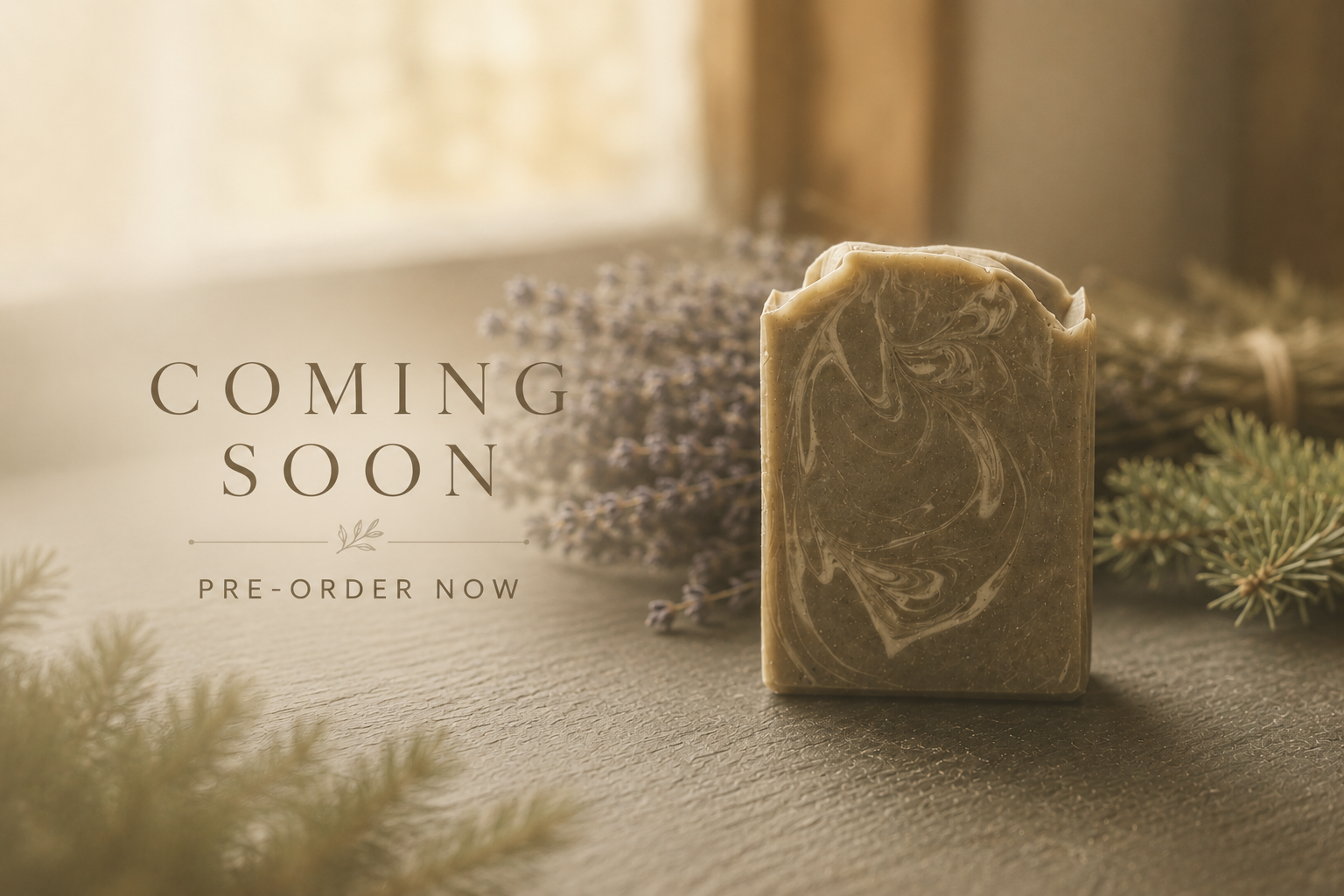 Sinclair Farms handcrafted soap — coming soon, pre-order now